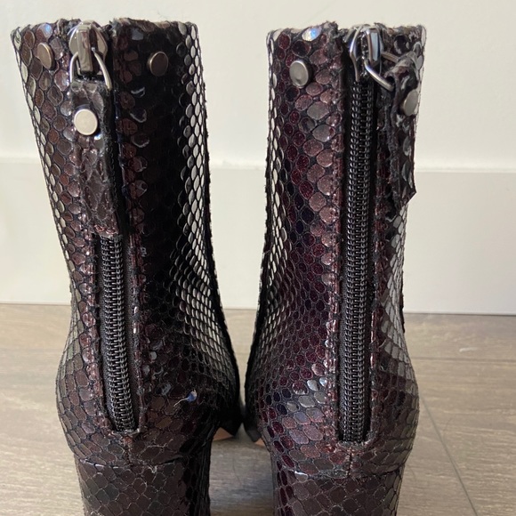 TOP SHOP Faux Snake Skin Boots - Picture 2 of 2